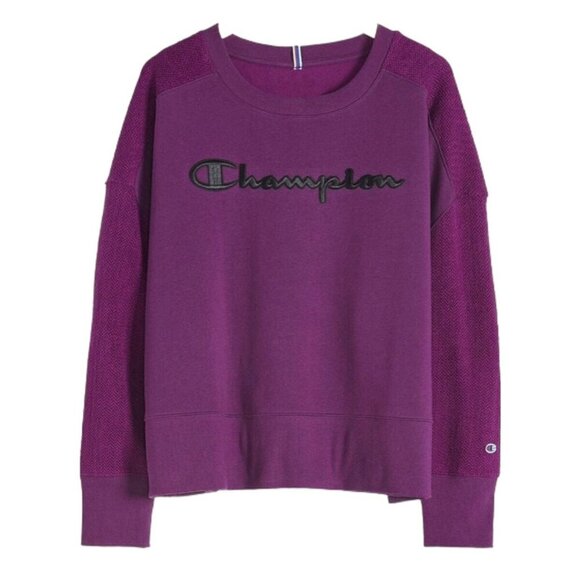 CHAMPION Sweatshirt, Purple SMALL NEW - Picture 1 of 7